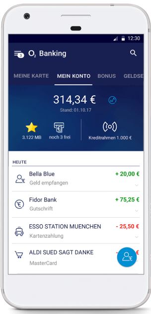 o2 banking test