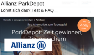 Allianz ParkDepot Lohnt sich die Anlage? Testbericht & FAQ