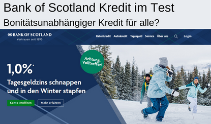 bank of scotland kredit test titelbild