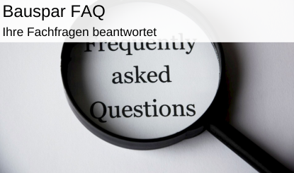 Bauspar FAQ
