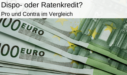 dispo oder ratenkredit