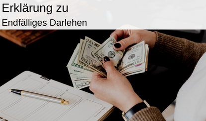 endfälliges darlehen