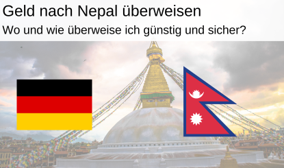 Geld nach Nepal überweisen