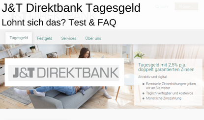 J&T Direktbank Tagesgeld