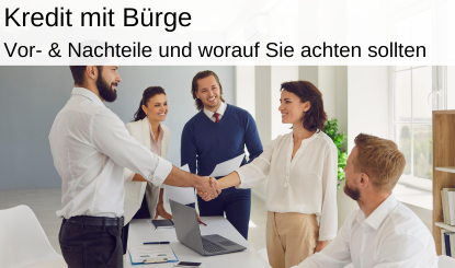 Kredit mit Bürge und zweitem Antragsteller