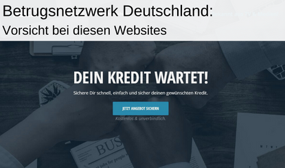 kreditbetrug Deutschland titelbild