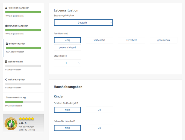 Maxda ledig usw. Erfahrung Antrag