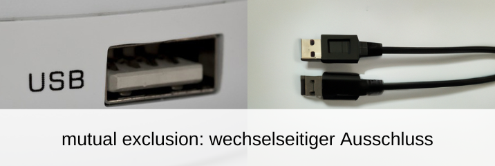 mutual exclusion wechselseitiger ausschluss