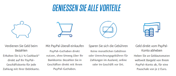 debit card paypal vorteile