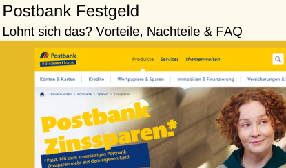 Postbank Zinssparen Festgeld