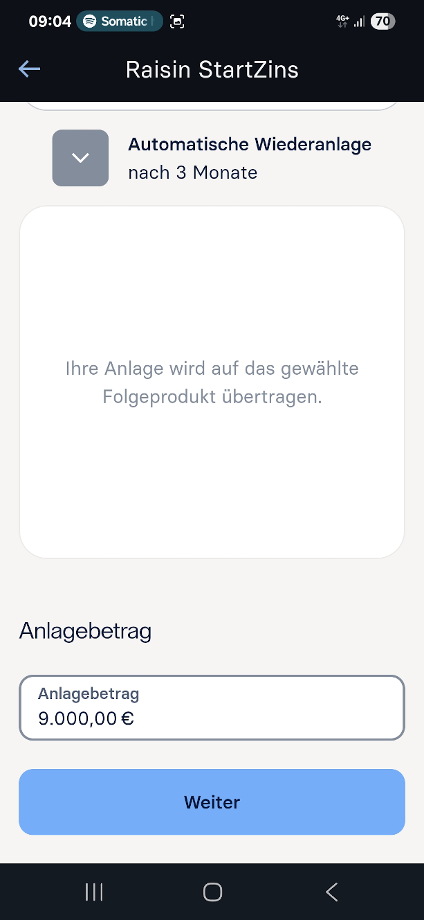 raisin tagesgeld folgeauftrag