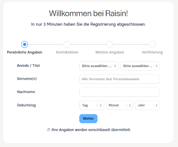weltsparen startzins anmeldungsprozess 2