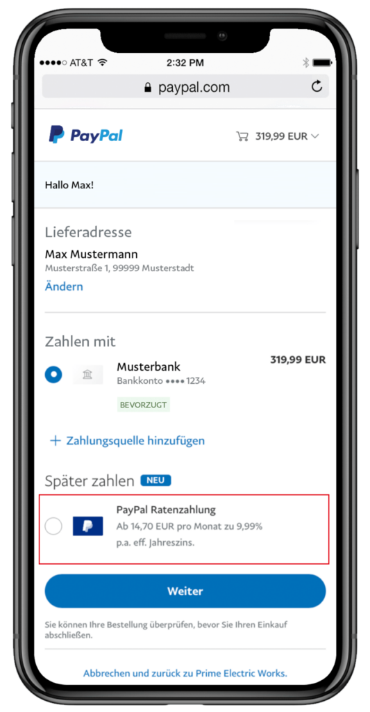 PayPal Ratenzahlung Schufa Worauf Sie achten müssen