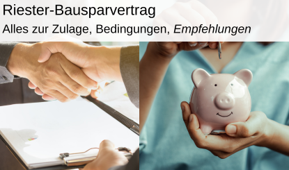 Riester Bausparen Bausparvertrag Wohn Riester