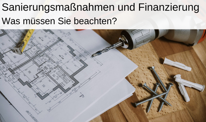 sanierungsmaßnahmen finanzierung titelbild
