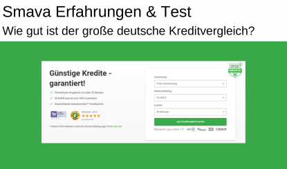 smava erfahrungen test kreditvergleich