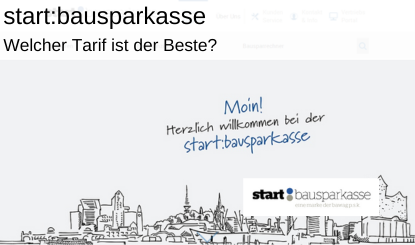 Bausparen start bausparkasse Bausparvertrag