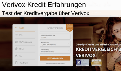 verivox kredit erfahrungen test titelbild